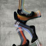 جوراب طرحدار بیزی